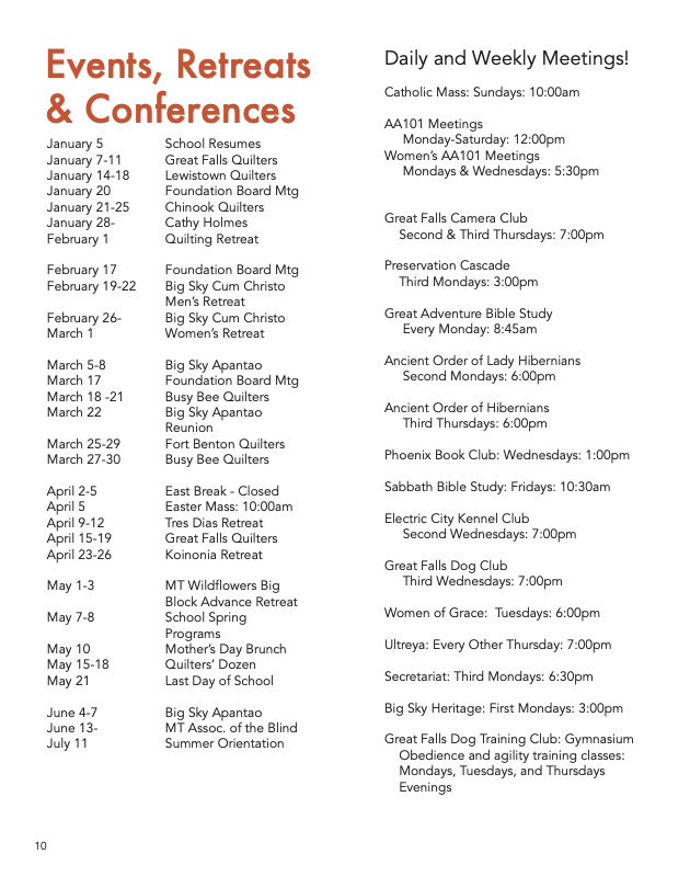 ursuline centre events 2025